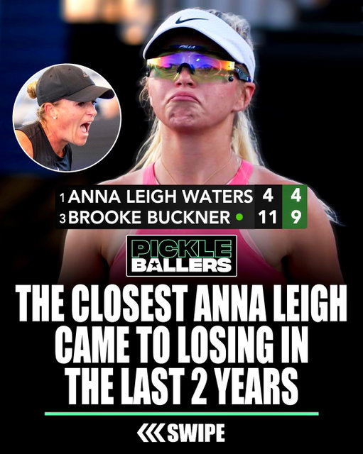 Anna Leigh Waters just doesn’t lose. Brooke Buckner had her on the ropes...and then Anna Leigh did what Anna Leigh does. 🐐

follow @pickleballers for more pickleball podcast content!