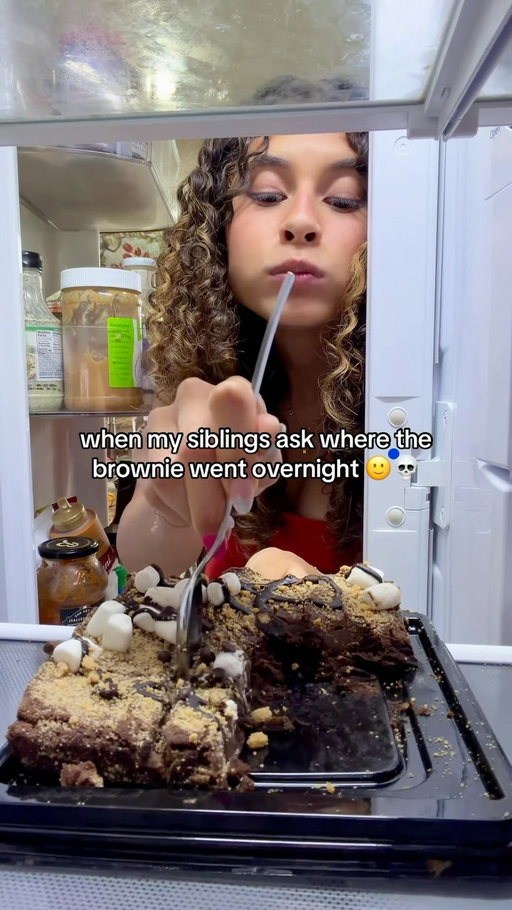 i’m just fixing the toxic edges of the brownie 🥺