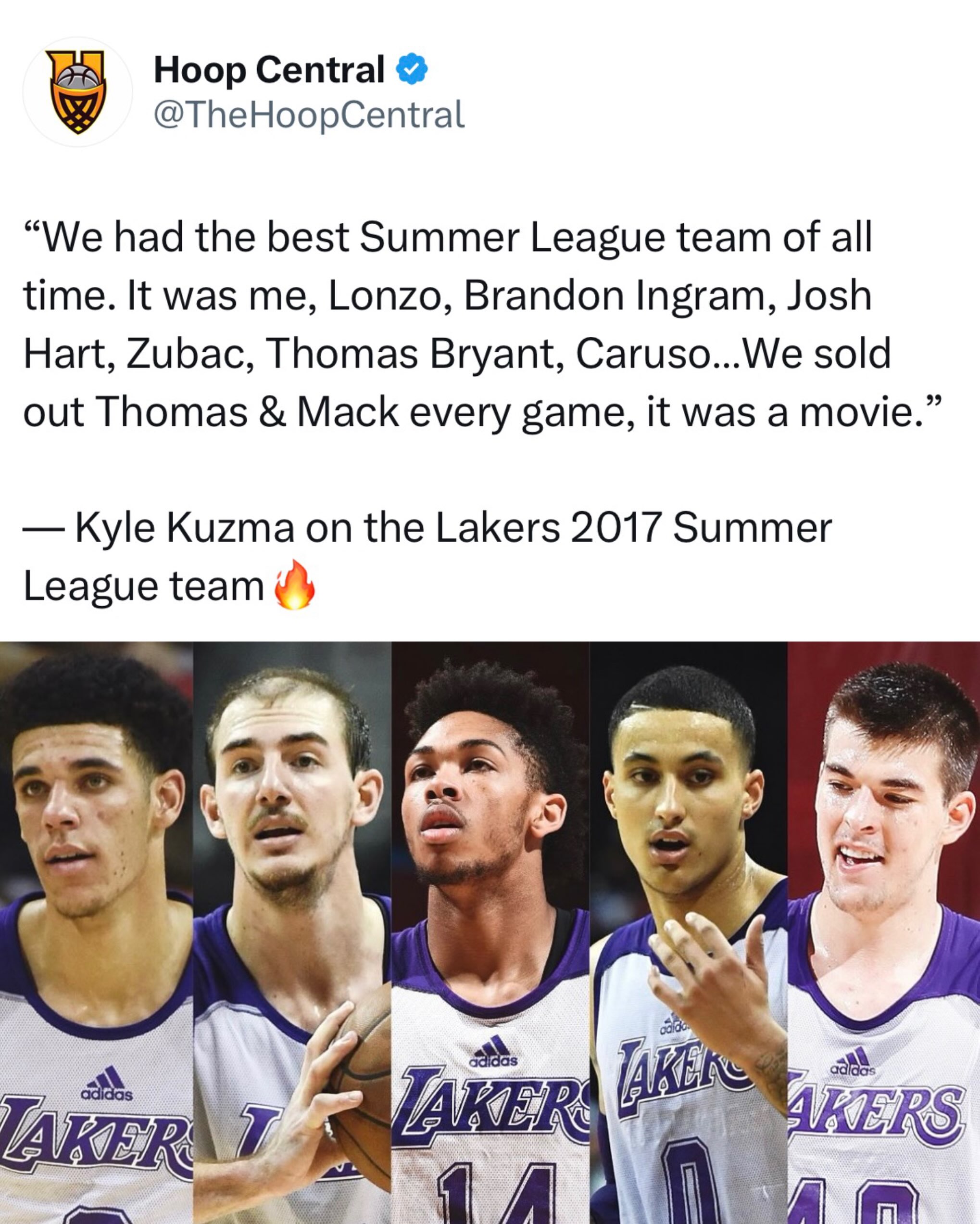 This Summer League team was STACKED 😳