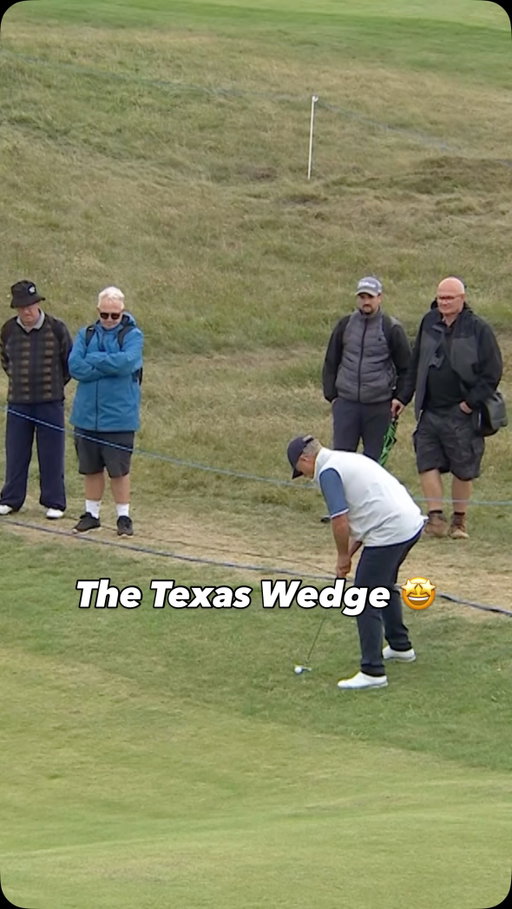 The Texas Wedge 🤩

Throwback to when Joakim Haeggman did this at Royal Porthcawl in 2023 👏

#SeniorOpen