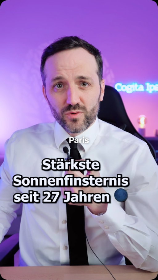 Stärkste Sonnenfinsternis seit 27 Jahren 🌒