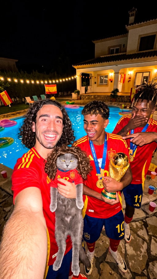 Spain won the World Cup… but nobody remembers the celebration. 📸🏆😂

Higgsfield is FREE & UNLIMITED today, including Seedance 2.0. Comment “LINK” and I’ll send you the link via DM.

New users only. @higgsfield.ai #HiggsfieldCreator

#worldcup2026 #spain #lamineyamal #cucurella