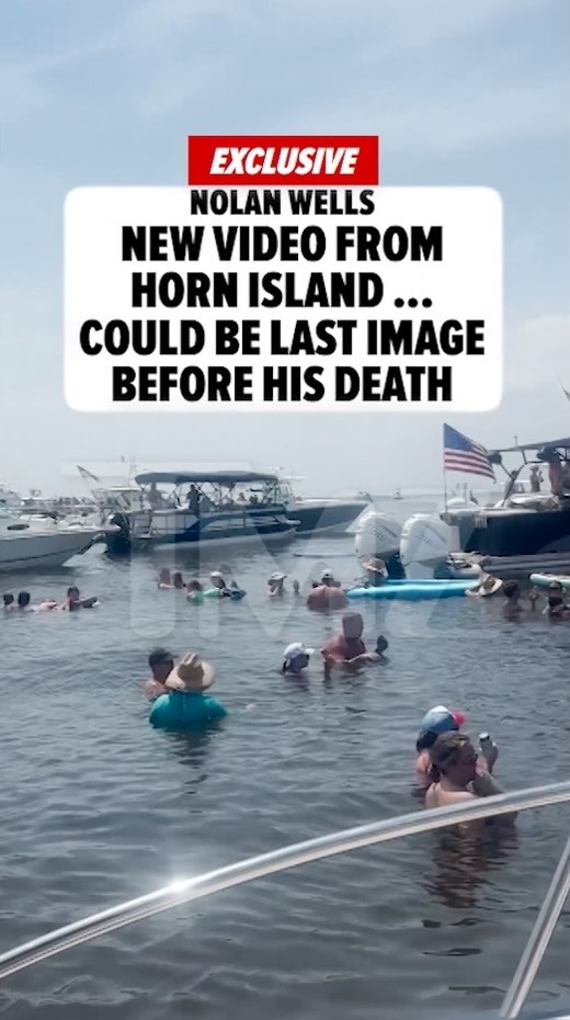 🚨 New video from the day Nolan Wells vanished may offer the first clue about who he was with during his final hours at Horn Island’s July 4th party.

The footage shows a Black man on the back of a boat, apparently grabbing a drink.