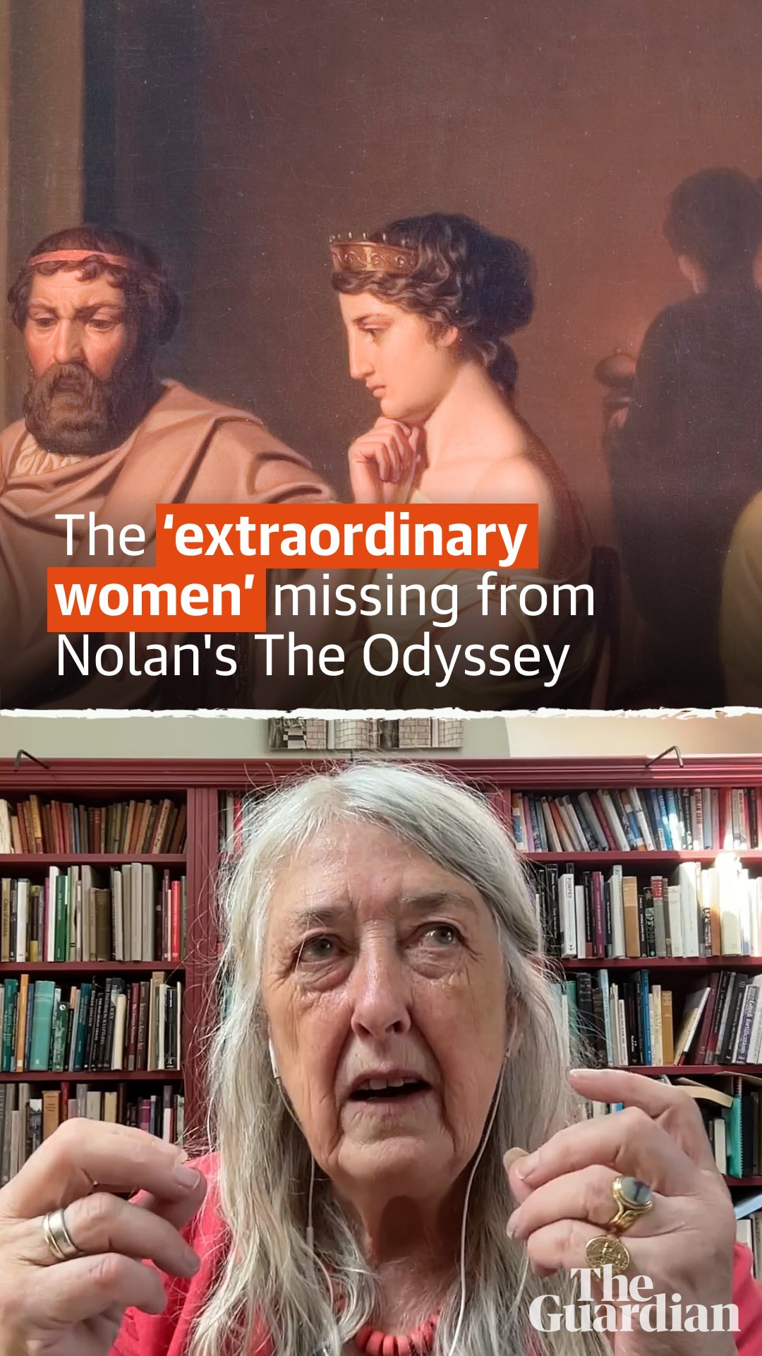 Did you catch Queen Arete and Princess Nausicaa in The Odyssey?

These “extraordinary, prominent and powerful” women from Homer’s ancient Greek epic poem are glaringly missing from Christopher Nolan’s film.

In today’s episode, celebrated classicist Mary Beard explains to host Carter Sherman why the film’s approach to women left her ... disappointed. Watch the full episode at the link in bio.

#theodyssey #nolan #classics #marybeard #film