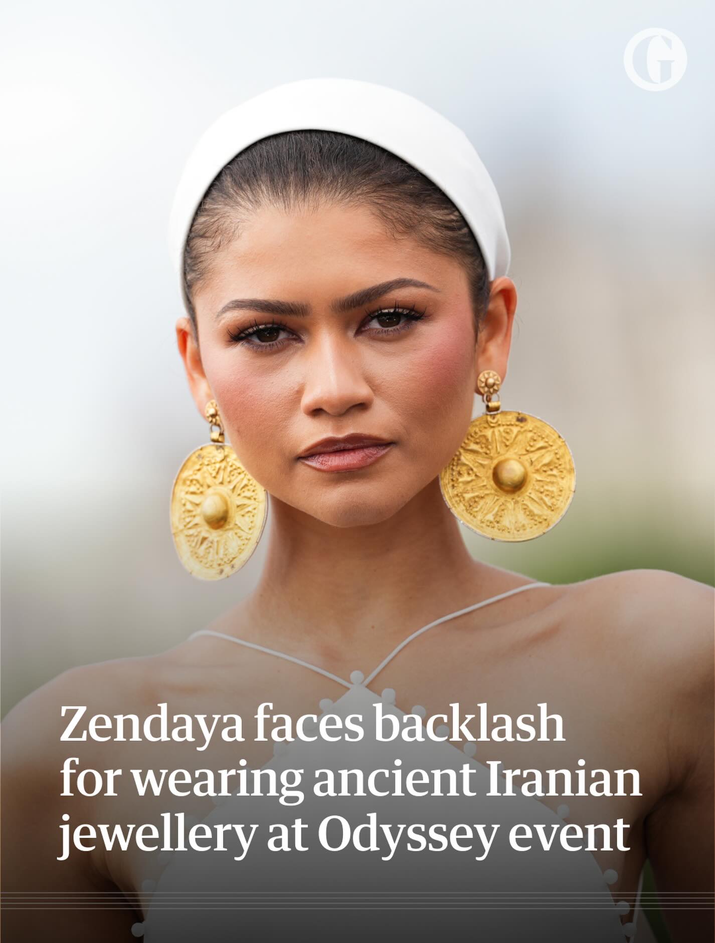 The Odyssey is a story about a Greek king’s long journey home. But a pair of earrings worn on the new film adaptation’s press tour – and their long separation from their homeland – is sparking controversy. 

At a photocall in London, Zendaya, who plays the goddess Athena in the Christopher Nolan film, wore a pair of earrings fashioned from Iranian artefacts dating back to 700BC.  The backlash was swift, with archaeologists criticising the use of precious and culturally significant artefacts as accessories in the promotion of a Hollywood film, claiming it was a “hijacking” of Iran’s contributions to humanity. 

The earrings belong to Barron London, a Mayfair-based gallery and dealer whose website states: “With a reputation for discretion, the gallery works privately with collectors, estates and institutions to uncover and place pieces of significance.” According to a formal statement from Barron, the artefacts, which were bought from another London jeweller, Glenn Spiro, in 2025, “are attributed to the Ziwiye hoard, discovered in north-western Iran in the late 1940s”. 

The hoard was a trove of gold, silver, bronze and terracotta found in 1947 and looted by shepherds. According to a 2015 research paper, the surviving pieces were “sold in antique markets out of Iran in the 1960s” and “are now scattered in different museums and private collections”. 

The row comes amid scrutiny of western institutions that hold ancient artefacts. The British Museum has faced criticism over its looted Benin bronzes, sacred Ethiopian altar tablets and the Parthenon marbles. 

In its statement, Barron added: “The intention behind the loan was never commercial. It was to celebrate the remarkable artistry of ancient Persian goldsmiths and to encourage wider appreciation of one of the world’s great artistic traditions. At a time when Iran is so often represented through the lens of contemporary politics, we hope these earrings can also remind audiences of the country’s profound cultural, artistic and historical legacy.” 

Tap the link in bio to read more about why the earrings have garnered criticism