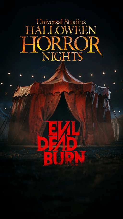 Hot off the press: a haunted house based on the new film, Evil Dead Burn, is coming to Universal Studios Halloween Horror Nights. Try not to get possessed by soul-sucking Deadites hell-bent on bloodshed. Tickets are now on sale.