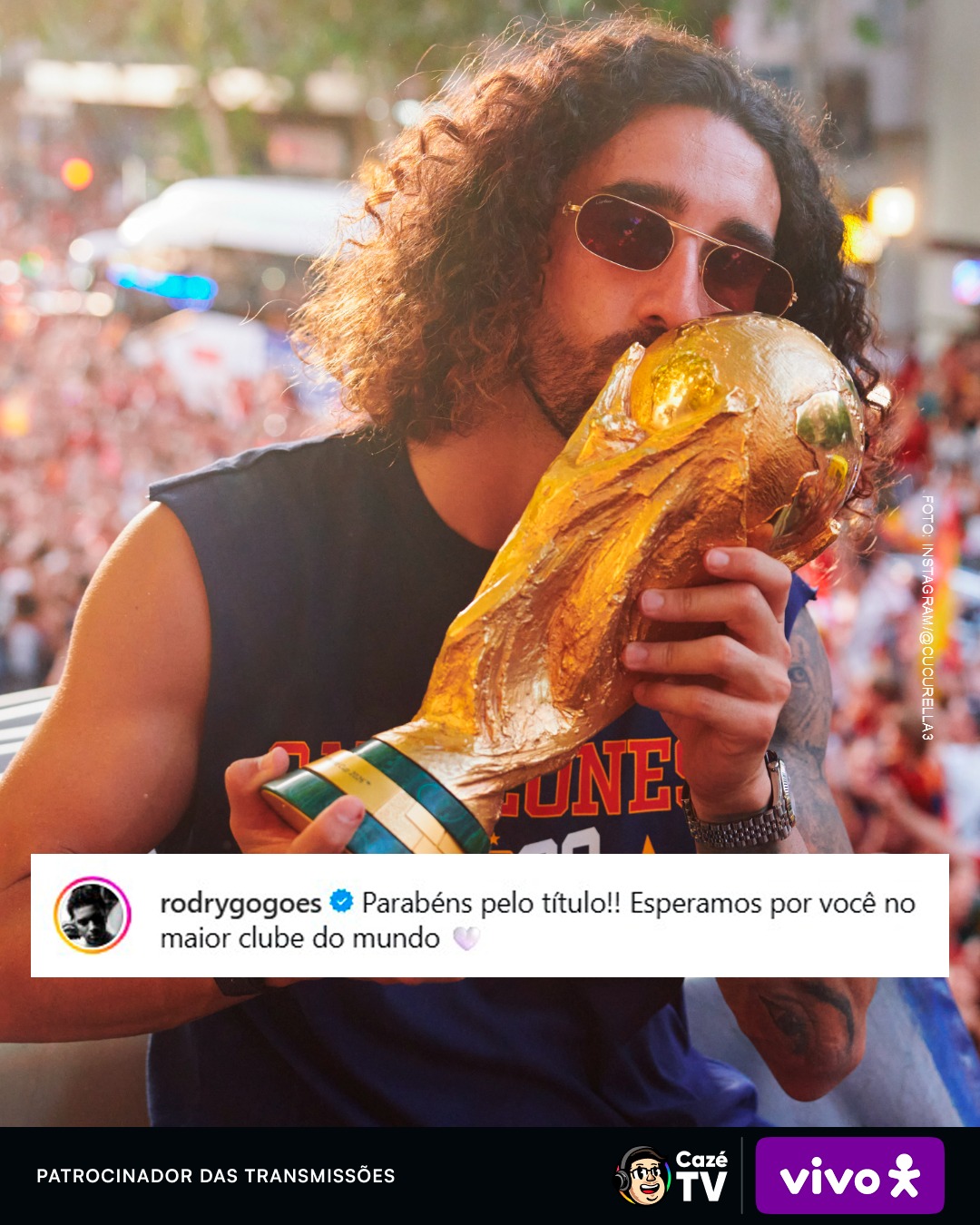 REAL MADRID MONTOU AQUELA PANELA DE RESPEITO! ⭐🇧🇷🇪🇸Rodrygo mandou uma mensagem pro Cucurella, novo companheiro do time espanhol! O Real é favorito pra ganhar tudo na temporada?

🚨 𝐄 𝐒𝐄 𝐓𝐄𝐌 𝐂𝐑𝐀𝐐𝐔𝐄, 𝐄𝐒𝐐𝐔𝐄𝐂𝐄! É na CazéTV! 🤩📺

#CoberturaCazéTV #CopaNaCazéTV #Cucurella #cztv37 #Vivo #PostPatrocinado