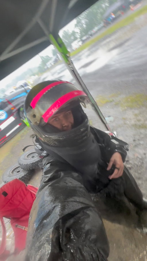 The start of the @sxs24hours to the end of my first 3 hours stint. We drove in the rain, lightning, thunder, wind..pretty much everything you can think off ⛈️ this race was brutal right off the bat, but in the end we made it to the finish line and that’s what mattered.