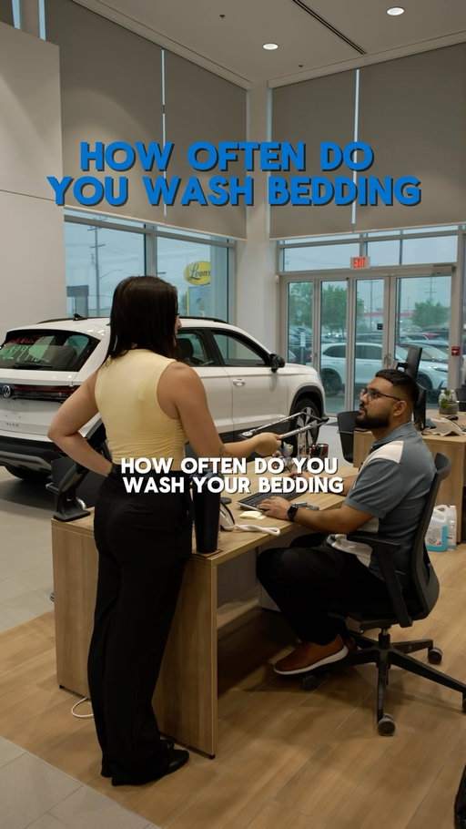 Asking our team how often they wash their bedding? 👀😂