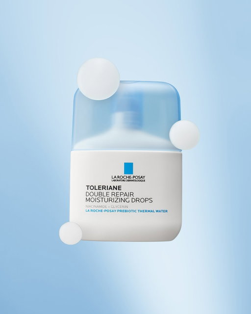 The newest drop: Toleriane Double Repair Moisturizing Drops. 💧

Introducing hydration that’s light as a serum and rich as a cream. A transformative milk to water texture for 1-hour skin barrier repair and 48-hour long lasting hydration.

Non-greasy, non-sticky and made for sensitive skin always. 🤍

Available to shop now at laroche-posay.us.