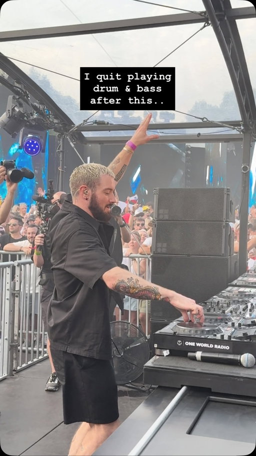 Tomorrowland last year 🤯❤️ see you on Friday at the freedom stage