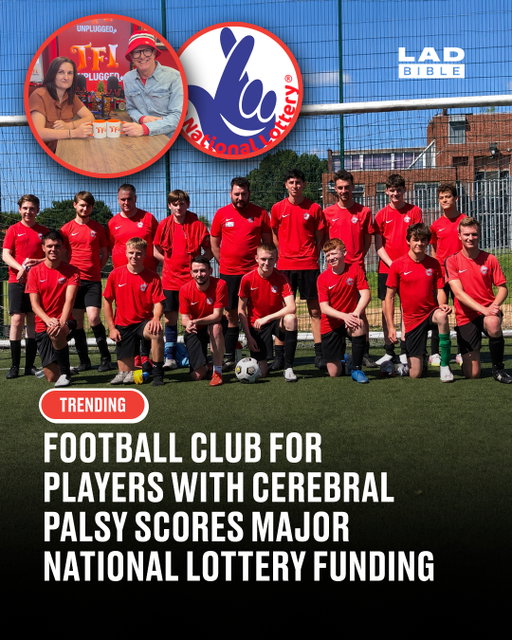 A football club giving players with cerebral palsy a place to belong has scored a major funding boost ⚽❤️⁠
⁠
Cerebral Palsy United FC co-founder Michelle Wilcock believed she was appearing on The Chris Evans Breakfast Show to discuss grassroots football during the World Cup. Instead, Chris surprised her with the news that the club’s first National Lottery funding application had been approved for £14,971.⁠
⁠
The Greater Manchester charity provides weekly football sessions for children and adults with cerebral palsy and acquired brain injuries. The funding, awarded through Sport England’s Movement Fund, will help CP United deliver its sessions for another year while keeping them accessible and affordable for families.⁠
⁠
Since launching in 2014, the club has grown into one of the UK’s largest football communities of its kind, offering players a pathway from the age of six through to adulthood.⁠
⁠
According to The National Lottery, its players have helped raise more than £468 million for over 13,900 grassroots football projects across the UK