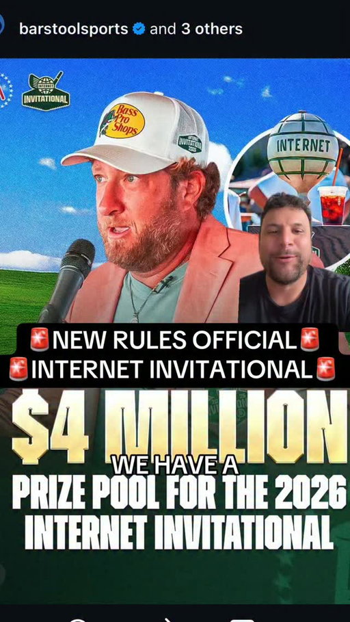 Big Internet invitational update 

Follow for more 

#reels #golf #explore #barstool #funny