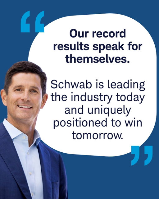 At Schwab our mission is to help people reach their financial goals, keeping the interests of our clients at the forefront of every decision we make and everything we do. Link in bio.