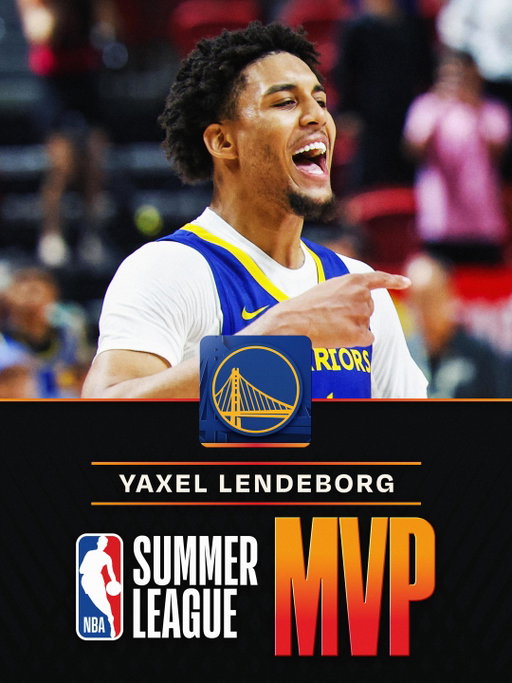 The 2026 NBA Summer League MVP is... @yaxellendeborg of the @warriors! Lendeborg, the 11th overall pick, averaged 14.8 PPG, 6.8 RPG, and 4.0 APG en route to Golden State becoming NBA Summer League Champions.