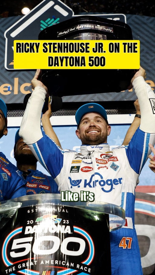 @stenhousejr on the @daytona 500 🧃 #bringthejuice #grit