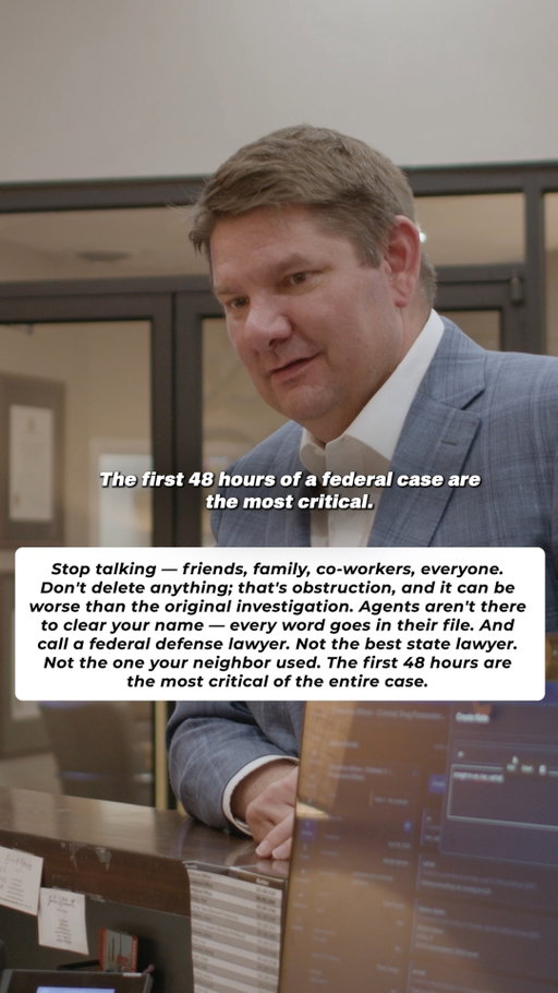 Nobody expects federal agents to show up - until they do.

If you're contacted during a federal investigation, don't assume you can explain your way out of it. Stay calm, preserve potential evidence, and get experienced federal counsel before making any statements.

#FederalCases #FBIInvestigation #CriminalDefense #FederalCourt #KnowYourRights #KeithAndLorfing #LegalTips #WhiteCollarCrime #FederalLaw #DefenseAttorney