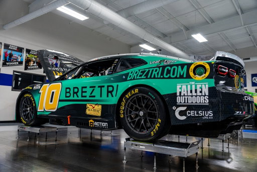 (SWIPE) @ty_dillon is rockin' a new look this weekend at @indianapolismotorspeedway 👀