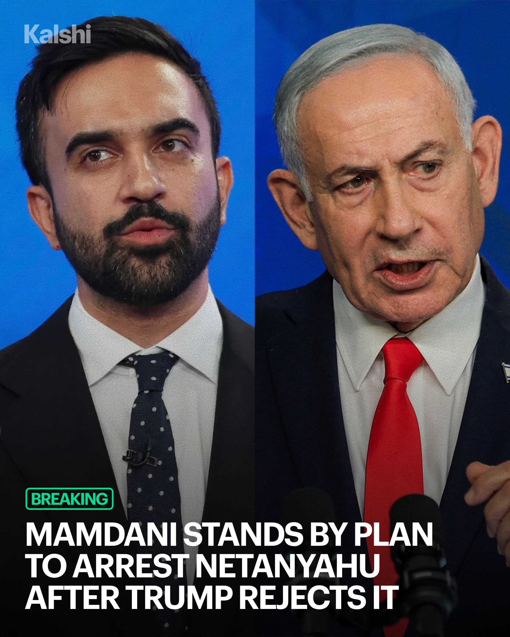 NYC Mayor Zohran Mamdani said he is still exploring whether New York has the legal authority to arrest Israeli Prime Minister Benjamin Netanyahu if he visits. 

President Trump pushed back, saying Netanyahu “will not be arrested” while in the United States.