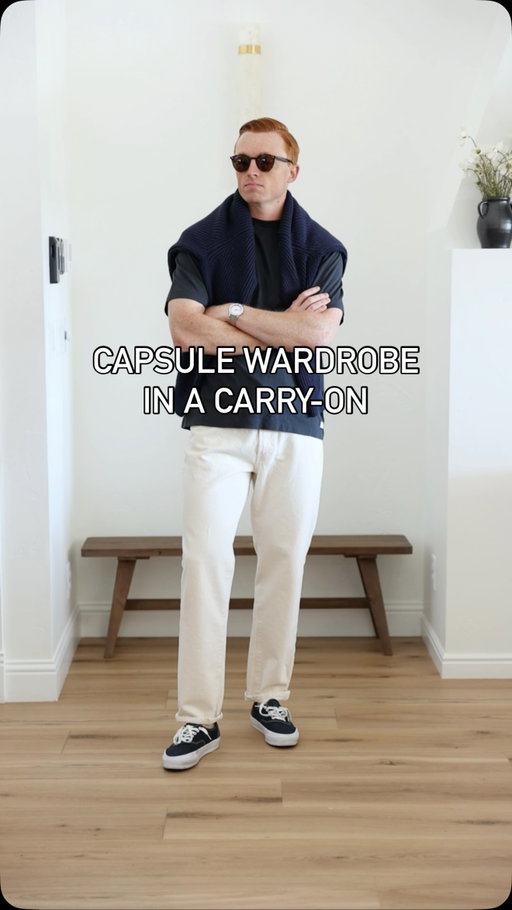 Do as I say, not as I do 😂 as a chronic overpacker, I’m always trying to learn how many great outfits I can put together with just a carryon! 

Don’t forget to pack like 50 pairs of underwear and toiletries in your backpack tho 

#mensstyle #mensfashion #capsulewardrobe