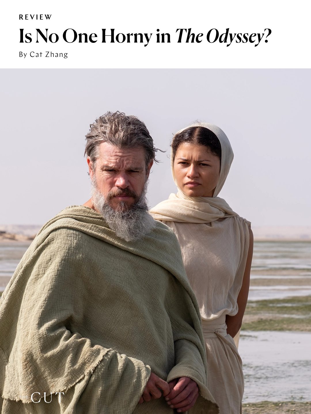 “Of all of the historical inaccuracies you could grouse about in the new ‘Odyssey’ movie, the most mystifying is the lack of sex,” writes @catyzhang. “The Odysseus of Homer’s epic poem was laying pipe nightly on an island, while a sea away, his wife, Penelope, was fending off drunk suitors who would go off to have quickies with the servants. In Christopher Nolan’s modern adaptation, no one gets so much as a boner.”

At the link in bio, Zhang explores how the film’s evasion of sex contributes to its shallow portrayals of women. 

Photo: Melinda Sue Gordon/Universal Pictures