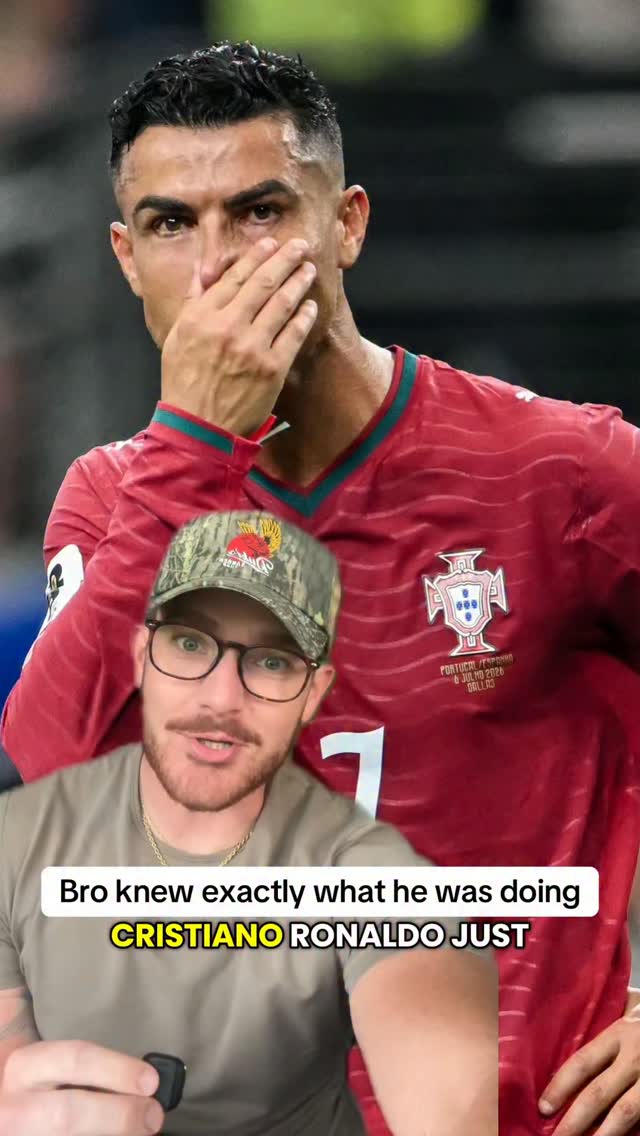 Cristiano Ronaldo just got caught in 4K ultra high definition, liking a post saying that the World Cup was rigged for Argentina and Messi. 

And this was 100% intentional
