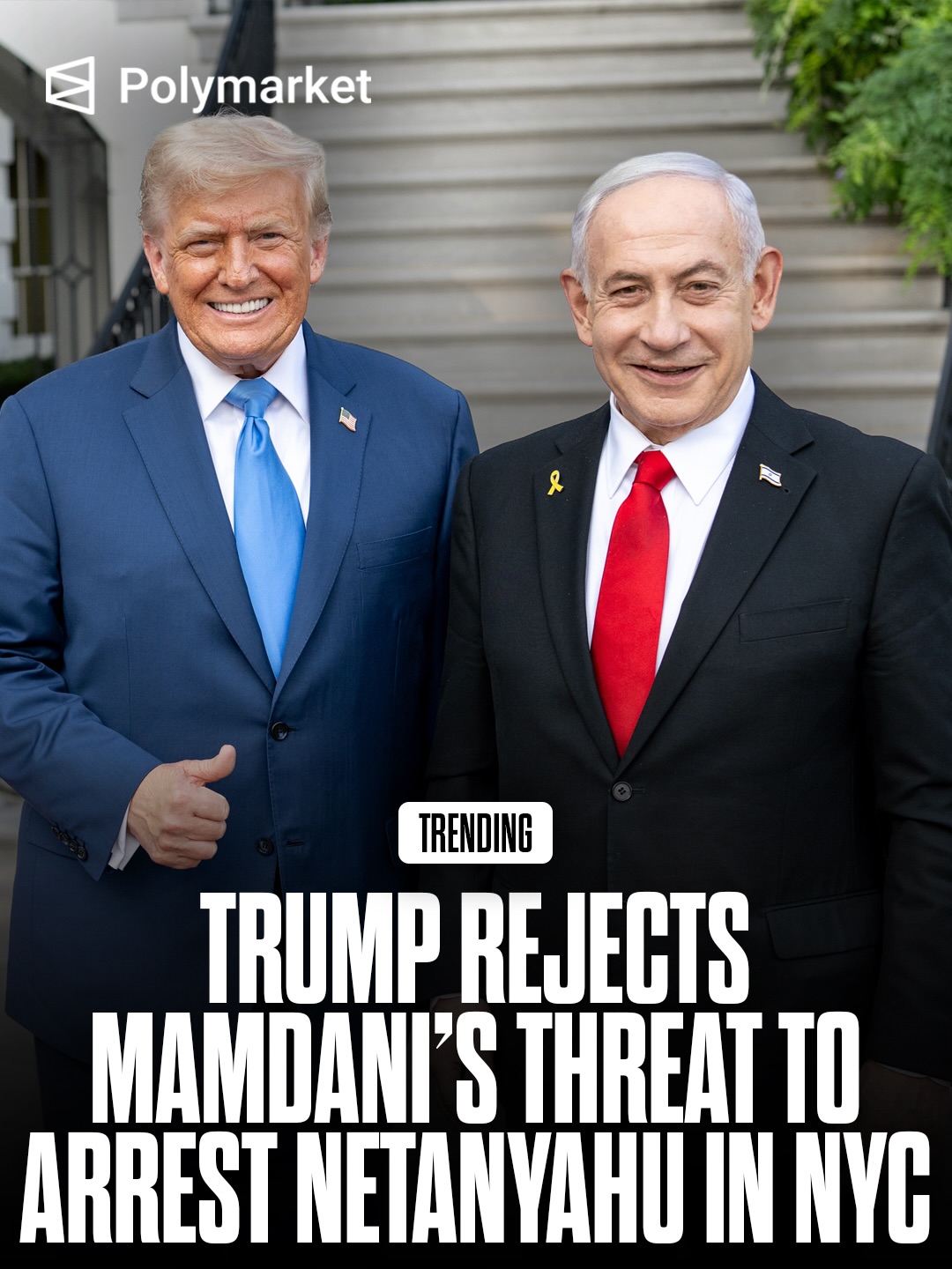 President Donald Trump said Prime Minister Benjamin Netanyahu would not be arrested in the United States “in any way, shape, or form.” He said Netanyahu is fighting Iran and argued that Iranian leaders are the ones who should be arrested instead.

Trump’s comments came after NYC Mayor Zohran Mamdani said he was exploring whether he has the legal authority to arrest Netanyahu during the Israeli leader’s expected visit to the United Nations in September.

Mamdani said any action would depend on what the law allows.