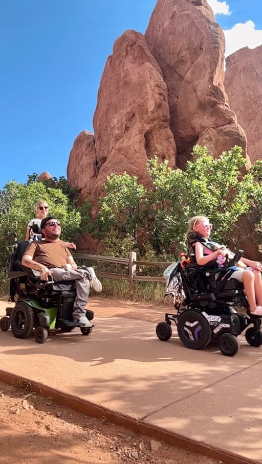What a fun day of adventure in Garden of the Gods (and beyond)!! We started with a wheelchair accessible jeep tour with Adventures Out West and then checked out a great accessible trail. Such a memorable experience! ❤️♿️ 

@visitcolorado #visitcolorado #wheelchairtravel #wheelchairlife #accessibletravel #gardenofthegods