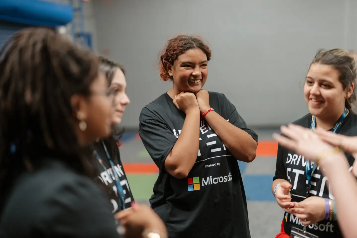 The future of STEM looks a lot like this. 📸 At the Miami Grand Prix, students got hands-on with the challenges, conversations, and careers behind Formula 1 through Driven by STEM, a joint program from Microsoft and @mercedesamgf1.