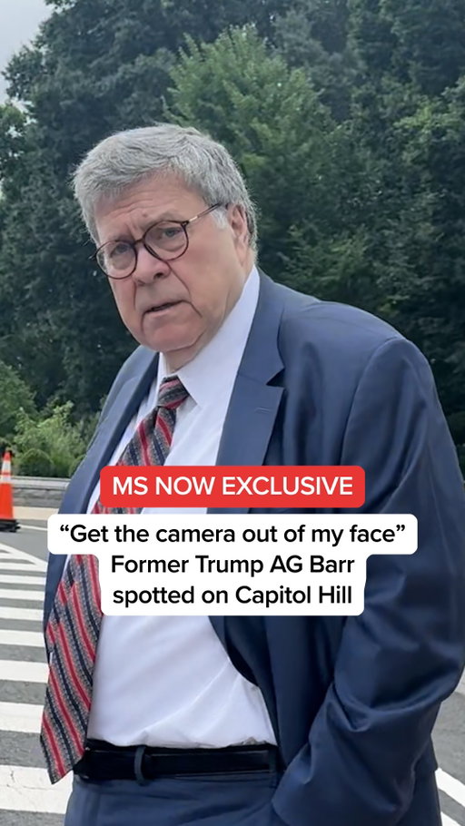 @mychaelschnell caught former Attorney General Bill Barr on Capitol Hill on Tuesday, who wouldn’t say why he was in the area. Barr also wouldn’t comment on President Trump’s recent speech about election integrity, despite having previously called the president’s 2020 election fraud claims “bullshit.”

#news 
#politics