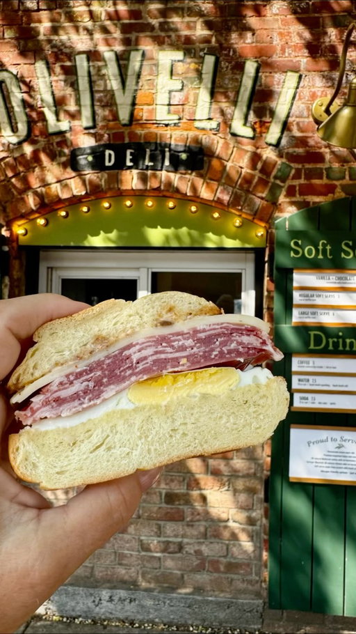 Used to be a donut 🍩 shop and now it’s a DO - NUT miss deli - sorry bad pun 😂
🫒 Olivelli Deli  @olivelli_deli 
📍3120 N. Davidson
Details: walk up window 🚶🏻- picnic table seating 🧺 - Breakfast and lunch 👏🏻
Going back at 10:55 next time so I can try the P-Eggy B (bacon, egg, pimento cheese, mayo) and then staying for lunch 😉
#deli #eatlocal #checkitout #cltfood #finerwiththyme 
new finds/deli-icious/sandwich lovers/food is fun