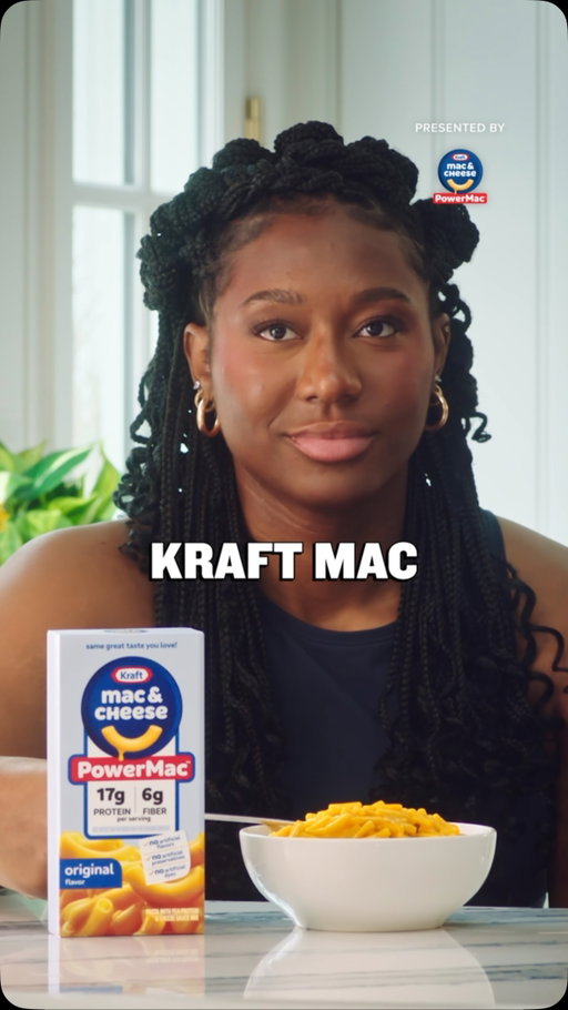 “I needed extra protein anyways”

@aliyah.boston would rather take a bite of her @kraft_macandcheese new PowerMac than tell you another team she’d like to play for 😂 #KraftPartner