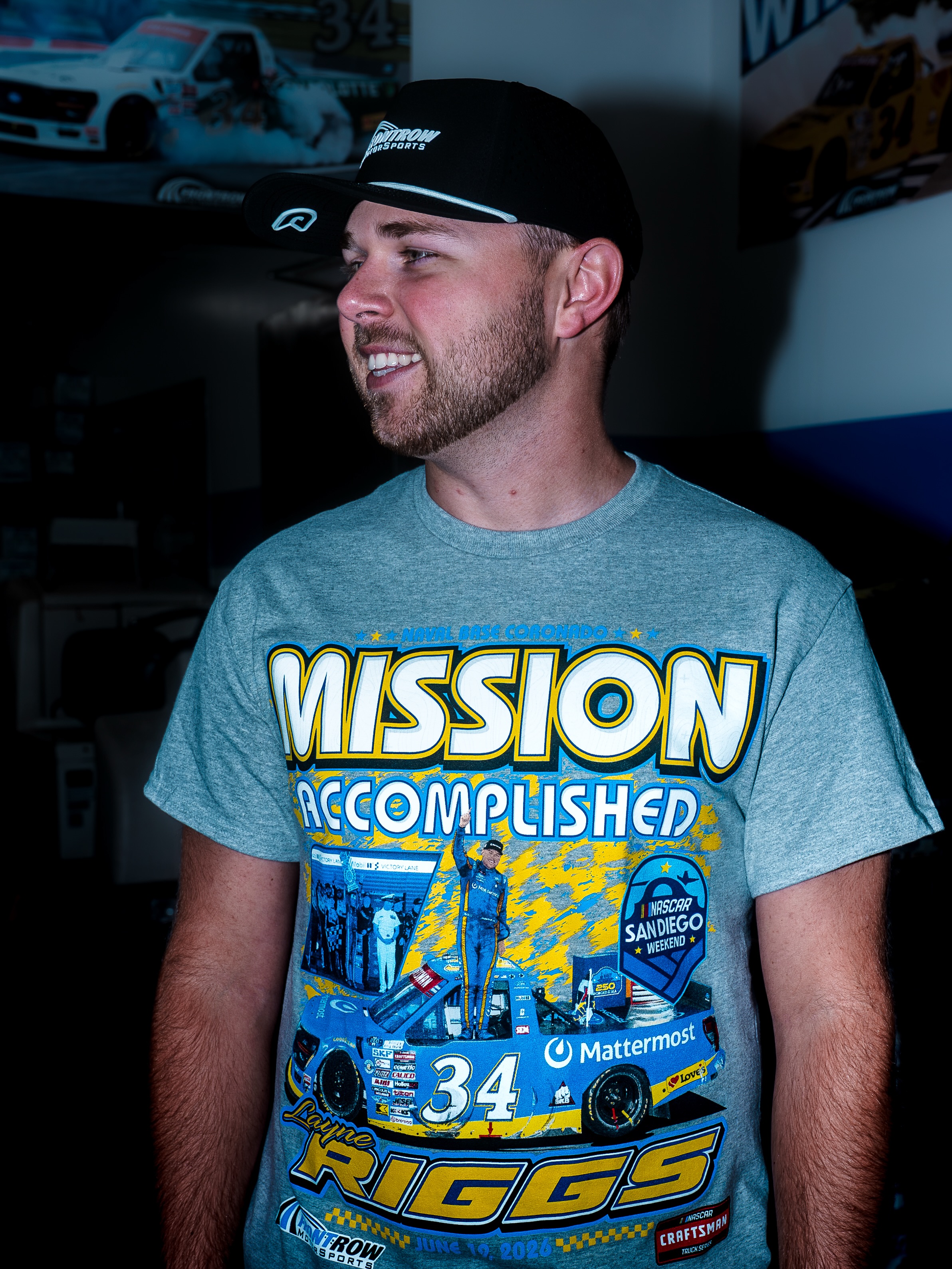 Mission accomplished.

Get your Layne Riggs San Diego win shirt now at our website and team store!