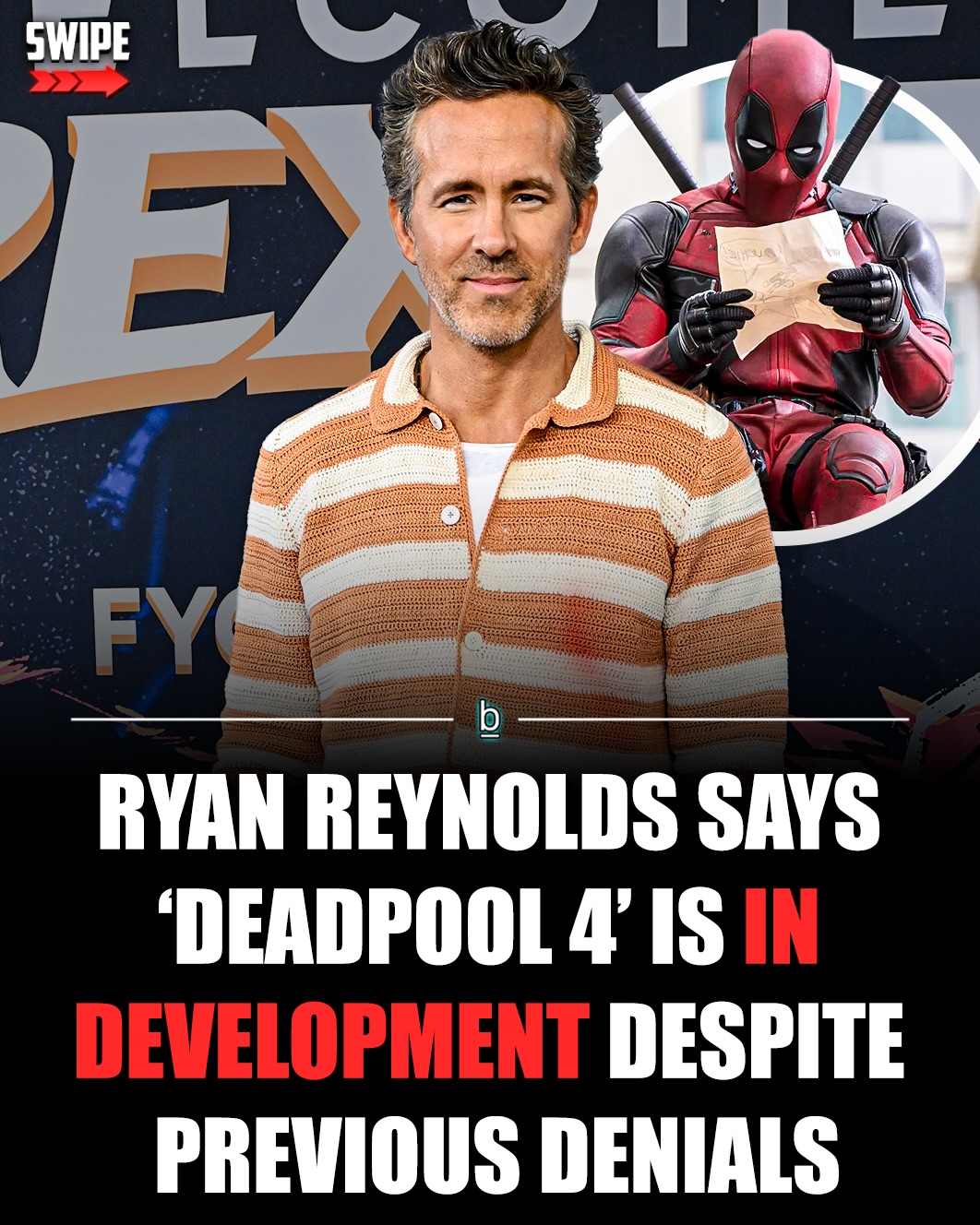 Ryan Reynolds appears to have changed his tune about Deadpool. 🍿

Just two years ago, Reynolds said he didn’t think he could make another solo Deadpool movie work, explaining the character only succeeds when he’s the underdog and adding that if Deadpool returned, it would probably be in someone else’s movie.

Then in April, he doubled down, saying he didn’t think he’d ever center Deadpool again and that the Merc with a Mouth works best as a supporting character in a group. 📺

Now? That’s changed.

During a panel at Fanatics Fest this weekend, Reynolds confirmed that another Deadpool movie is “eventually” happening, saying he’s digging into overlooked comic storylines and teasing that “there’s stuff upcoming… another Deadpool film. It’s going to be great.” 👍 

It’s not exactly shocking after Deadpool & Wolverine made $1.338 billion worldwide, but it’s a pretty major reversal from everything Reynolds had been saying.

With San Diego Comic-Con this weekend, fans are now wondering if more Marvel surprises are on the way. Reynolds has also downplayed reports that Deadpool will appear in Avengers: Doomsday, but after this latest update, people aren’t so sure anymore. 👀

Follow 👉 @brobible for all things “dude” 😎 

#marvel #mcu #movies #guys #men