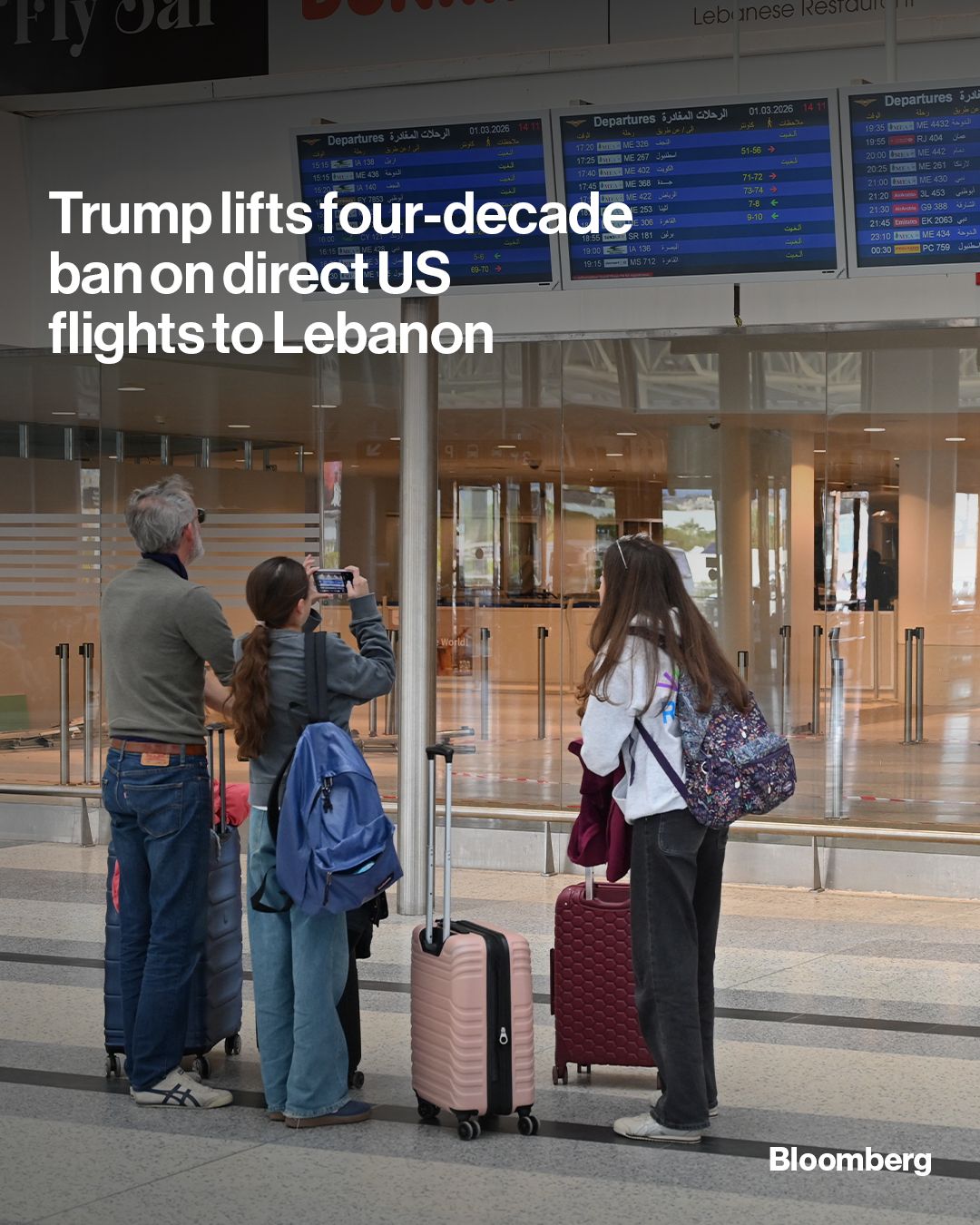 Following meeting at the White House with Lebanese President Joseph Aoun, Trump said his administration would move to allow US air carriers to resume flying directly to Lebanon, lifting restrictions that have been in place for more than four decades. Tap the link in our bio to read more.

📷: Fadel Itani / Middle East Images / AFP via Getty Images