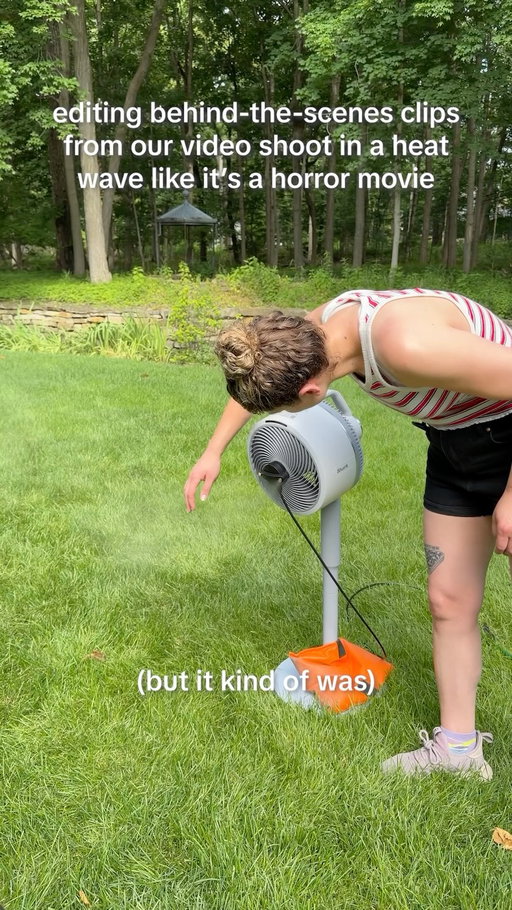 Brought to you by 95 degrees and 80% humidity 💦