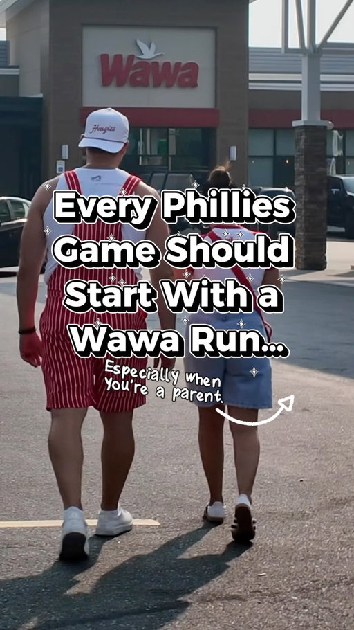 #ad Last-minute Phillies tickets, a miraculously secured babysitter, and approximately 47 steps between us and first pitch 😂 Thankfully, deciding where to grab dinner was never one of them. Delicious hoagies, caffeine, and a few uninterrupted minutes before the game. Every Phillies game when you’re a parent should start with a Wawa Run. ⚾️❤️ #wawarun