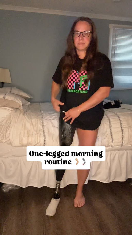 Let it be said - the hopping routine is my own. Don’t assume every one-legged person has these bad habits.