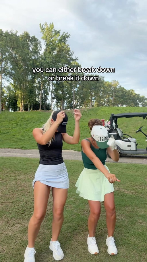 oh we’re turning up round here 🤪🏌️‍♀️