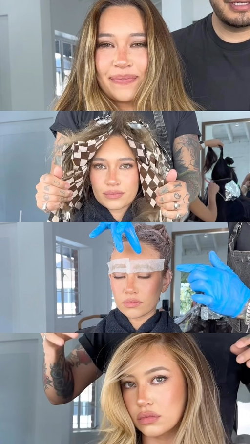 A little “I was born with it” BLONDE moment. 

Yall already know but, I’m gonna repeat it. When I need lots of warmth left behind I ALWAYS use FREELIGHTS! 

I’ve yet to use a bleach like it. So you want a Buttery blonde, or straw berry blonde or a copper or a golden blonde. Use free lights and thank me later. 

.
.
.
.
.
.
#wellahair #freelights #babyblonde #naturalblonde #pasadenahairstylist