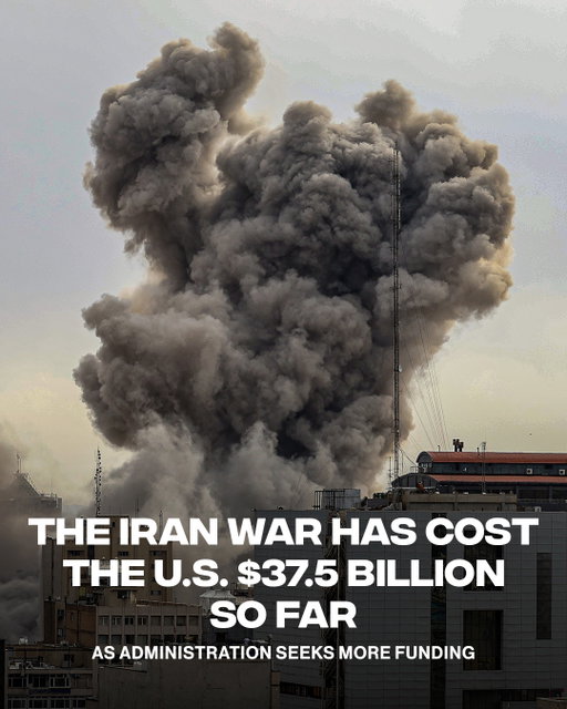 According to Defense Secretary Pete Hegseth, the U.S. has spent an estimated $37.5 billion on the Iran war so far, with the administration now seeking additional funding to support continued operations. Hegseth and Chairman of the Joint Chiefs of Staff Gen. Dan Caine appeared before Congress to discuss the scope of the conflict, military risks, and the resources needed moving forward.
ㅤ
The testimony comes as U.S. strikes continue and tensions expand across the region, with countries including Kuwait, Bahrain, and Jordan reporting intercepted attacks. Experts have warned that the overall cost of the conflict could ultimately exceed current estimates.
ㅤ
(Via @Cnn 📸: Getty)
