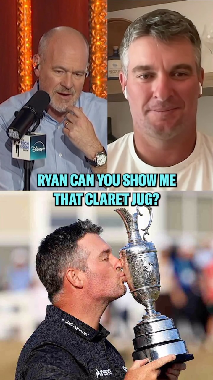 Ryan Fox shows off his newly won Claret Jug and talks about what it was like getting it in the overhead bin on the flight home 🤣
