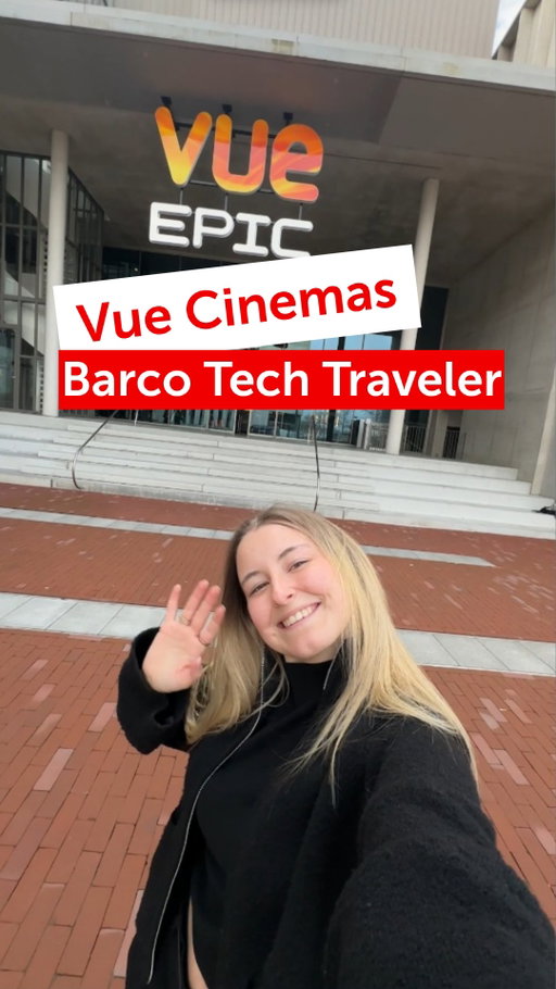 🎬 Love the movies? Join Tech Traveler Emma at Vue Amsterdam and step inside the EPIC auditorium. 

Discover how HDR by Barco transforms the movie experience with stunning brightness, contrast, and color. 🍿✨

#TechTravelers #BarcoTech #Visioneering | @vuecinemasnl