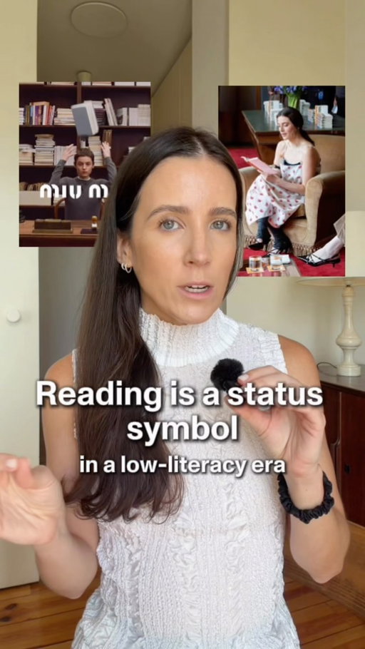 Books have never been more prevalent in marketing, meanwhile our actual capacity for reading has never been lower. Reading is now becoming so rare that we’re seeing it increasingly being adopted by brands as a way to signal aspiration.