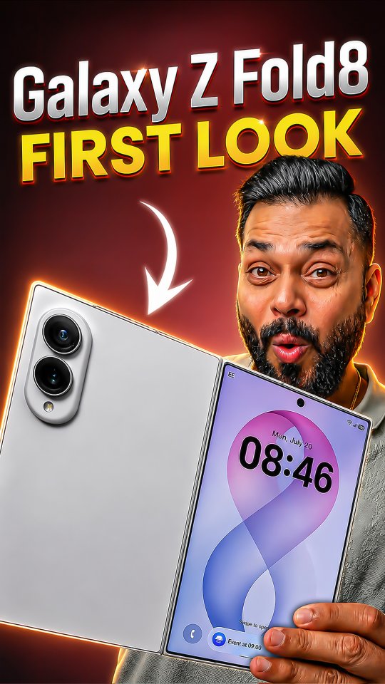 Samsung's Unique Foldable Phone🤯

Share this reel with someone who's planning to buy a new foldable phone⚡

[ Samsung Galaxy Z Fold8 Ultra, Foldable Phone, Galaxy Unpacked]

#GalaxyZFold8 #GalaxyUnpacked #GalaxyZFlip8 #Foldablephones #Newshape