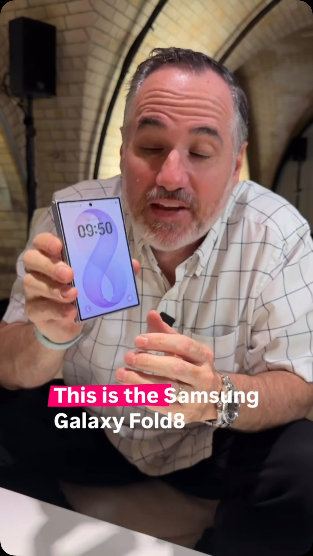 Oh it’s impressive - the new Samsung Galaxy Z Fold8 - compact passport sized smartphone #galaxyunpacked #samsung #fold8 #foldable