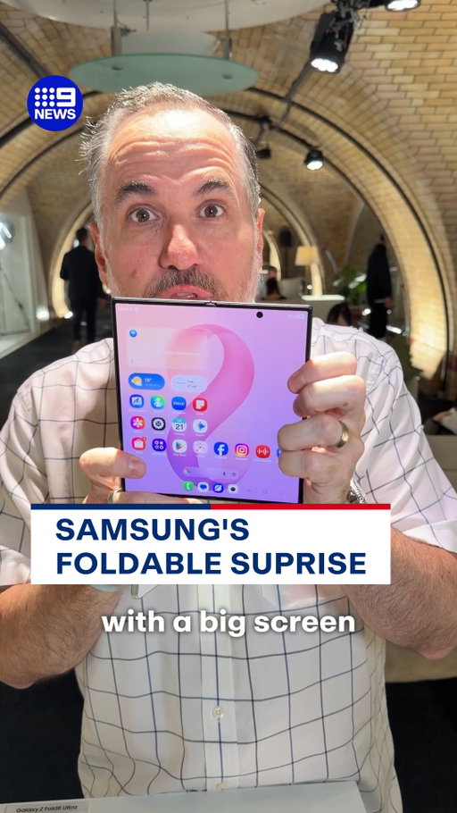 Samsung has revealed its newest “Galaxy Z” range of foldable smartphones, including two designs now in their eighth iterations and one new-look device that’s set to capture most of the attention. #9News