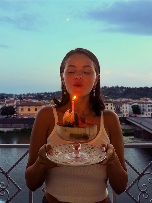 First, I have to thank you each of you immensely for your support, kindness and all the bday wishes. 
Every single day I get to create because of all of you. Thank you for always making me the happiest girlie in the world 🌎 ♥️

Little me would never believe I’d get to celebrate my birthday alongside 6 years of the Rare Impact Fund. My heart is so full today. Watching this community come together to support youth mental health has been the greatest gift, so thank YOU. Thank you for believing in this work and for being part of this journey—if you’d like to learn more and are able to, you can support the Rare Impact
Fund by visiting the link in my bio. I love you guys so much!!! ❤️