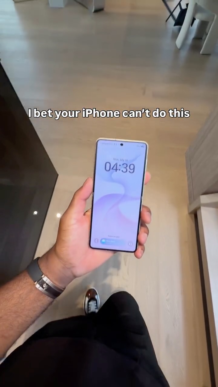 The Z Flip 8. Don’t worry Apple fanboys your flipping & folding time is near 😂 

The Samsung Galaxy Z Flip 8 Is HERE

Same look, a few upgrades:

• Lighter than ever (180g)
• 6.9” main display + 4.1” cover screen
• New Exynos 2600 chip
• 12GB RAM
• 4300mAh battery
• 45W fast charging (finally)
• 50MP main + 12MP ultrawide cameras
• New cherry blossom pink 🌸