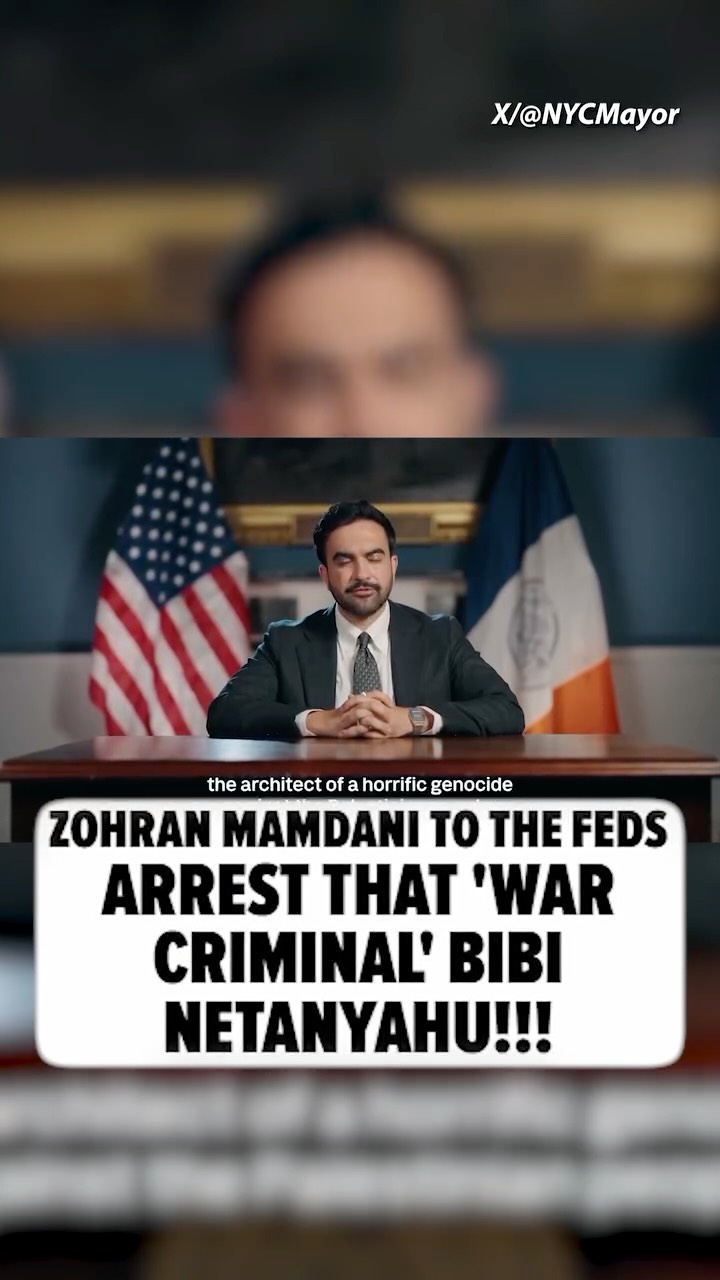 Zohran Mamdani clearly hates Benjamin "Bibi" Netanyahu because he's demanding the federal government arrest the Israeli prime minister if Bibi so much as steps foot in the Big Apple! ⛓️‍💥